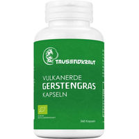 Produktbild von Tausendkraut Gerstengras BIO Kapseln vegan ohne Zusatzstoffe 360 Stück
