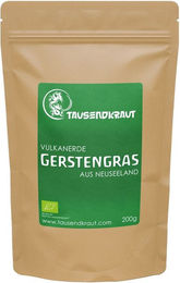 TAUSENDKRAUT Gerstengras Pulver Bio Vegan Glutenfrei – Bild 1 von 2