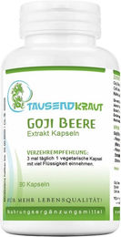 Tausendkraut Goji Beeren Extrakt Kapseln 1000 mg – Bild 1 von 1