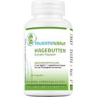 Produktbild von Tausendkraut Hagebutten Extrakt Kapseln 1000 mg