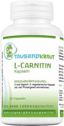 TAUSENDKRAUT L-Carnitin Kapseln vegan ohne Zusatzstoffe – Bild 1 von 1