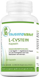 Tausendkraut L-Cystein Kapseln vegetarisch ohne Zusatzstoffe – Bild 1 von 1