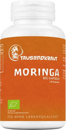 TAUSENDKRAUT Moringa BIO Kapseln vegan ohne Zusatzstoffe 120 Stück – Bild 1 von 1