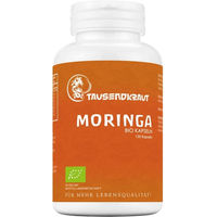 Produktbild von TAUSENDKRAUT Moringa BIO Kapseln vegan ohne Zusatzstoffe 120 Stück