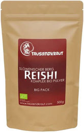 TAUSENDKRAUT Reishi Vitalpilz Komplex Pulver Bio 1000 g – Bild 1 von 2