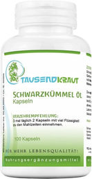 Tausendkraut Schwarzkümmelöl Kapseln – Bild 1 von 1