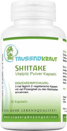 TAUSENDKRAUT Shiitake Pulver Kapseln – Bild 1 von 1