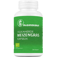 Produktbild von Tausendkraut Weizengras Bio Kapseln vegan ohne Zusatzstoffe