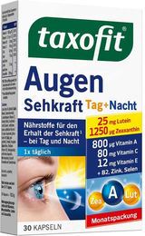Taxofit Augen Sehkraft Vitamin-Kombination Kapseln für Erwachsene 30 Stück – Bild 1 von 1