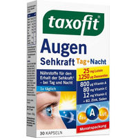 Produktbild von Taxofit Augen Sehkraft Vitamin-Kombination Kapseln für Erwachsene 30 Stück