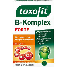 Taxofit B-Komplex Forte Tabletten für Erwachsene 40 Stück – Bild 1 von 3