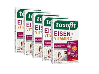 taxofit Eisen mit Vitamin C Kapseln 200 Stück – Bild 1 von 2