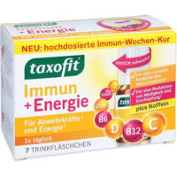 Produktbild von Taxofit Immun & Energie Trinkampullen 70 ml glutenfrei und laktosefrei für Erwachsene