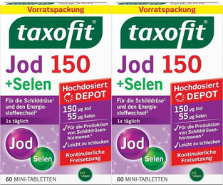 taxofit Jod und Selen Tabletten für Erwachsene 120 Stück – Bild 1 von 1