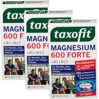 Produktbild von taxofit Magnesium 600 Forte Tabletten vegan glutenfrei laktosefrei ohne Zusatzstoffe