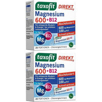 Produktbild von taxofit Magnesium 600 mit Vitamin B12 Sticks für Erwachsene