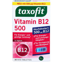 Taxofit Vitamin B12 Tabletten 30 Stück – Bild 1 von 2