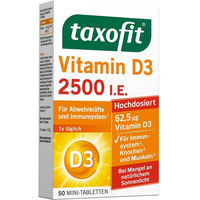 Produktbild von Taxofit Vitamin D3 2500 I.E. Tabletten 50 Stück