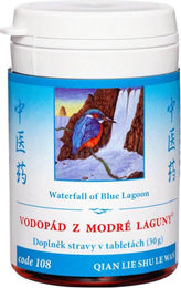 TCM Herbs Kräuter-Komplex 108 Wasserfall aus der blauen Lagune QIAN LIE SHU LE WAN Tabletten 100 Stück – Bild 1 von 1