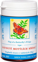 TCM Herbs Schwung der Schmetterlingsflügel Shen Tong Zhu Yu Wan Kräuter-Komplex 100 Tabletten – Bild 1 von 1