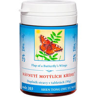 Produktbild von TCM Herbs Schwung der Schmetterlingsflügel Shen Tong Zhu Yu Wan Kräuter-Komplex 100 Tabletten