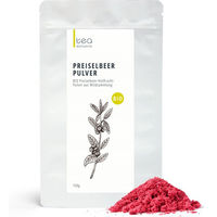 Produktbild von tea exclusive Bio Preiselbeer Pulver Wildsammlung ohne Zusatzstoffe 150 g
