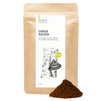 Produktbild von tea exclusive Chaga Pilz Pulver Bio Wildsammlung 125g
