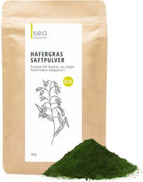 tea exclusive Hafergras Saft Pulver Bio ohne Zusatzstoffe – Bild 1 von 3