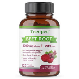 Tecepec Beet Root 8000mg Kapseln 120 Stück – Bild 1 von 3