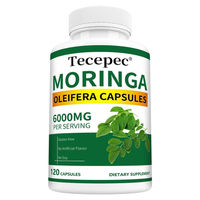 Produktbild von Tecepec Moringa Oleifera 6000 mg Kapseln 120 Stück