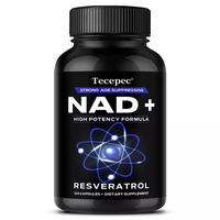 Produktbild von Tecepec NAD+ Complex mit Resveratrol 120 Kapseln für Erwachsene