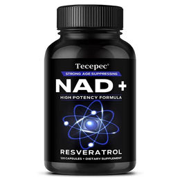 Tecepec NAD+ Resveratrol Nahrungsergänzungsmittel 120 Kapseln – Bild 1 von 4