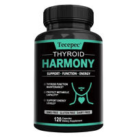 Produktbild von Tecepec Thyroid Harmony Nahrungsergänzungsmittel mit Nährstoffen für die Schilddrüse 120 Kapseln