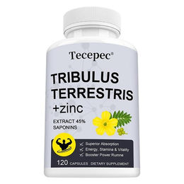 Tecepec Tribulus Terrestris 1500 mg mit Zink in Kapseln 120 Stück – Bild 1 von 4