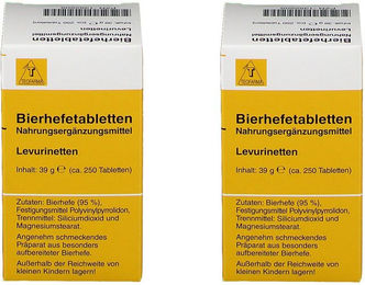 Teofarma Levurinetten B-Komplex Bierhefe Tabletten 250 Stück – Bild 1 von 1