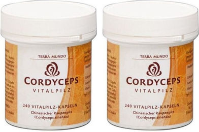Terra Mundo Cordyceps Vitalpilz Kapseln Bio Vegan Glutenfrei Laktosefrei – Bild 1 von 1