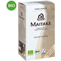Produktbild von Terra Mundo Maitake Vitalpilz Bio Kapseln 120 Stück