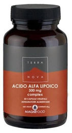 Terranova Alpha-Liponsäure-Komplex 300 mg Kapseln 50 Stück – Bild 1 von 1