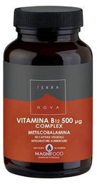 Terranova Vitamin B12 Komplex Vegan Vegetarisch Glutenfrei 50 Kapseln – Bild 1 von 1