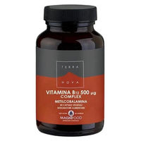 Produktbild von Terranova Vitamin B12 Komplex Vegan Vegetarisch Glutenfrei 50 Kapseln