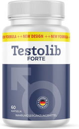 Testolib Forte Kapseln mit Maca glutenfrei und laktosefrei 60 Kapseln – Bild 1 von 4