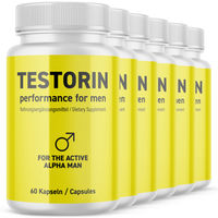 Produktbild von Testorin Caps von Glory Products OÜ für aktive Männer, 360 Kapseln (6x 60 Kapseln)