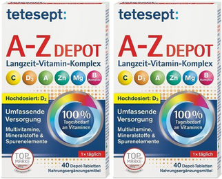 tetesept A-Z DEPOT Langzeit-Vitamin-Komplex Tabletten – Bild 1 von 1