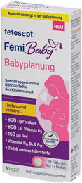 Tetesept Femi Baby Babyplanung Filmtabletten für Frauen und Schwangere 28 Stück – Bild 1 von 2