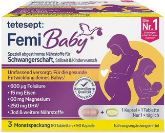 Tetesept Femi Baby Kapseln für Schwangere und Stillende 180 Stück – Bild 1 von 1