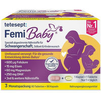 Produktbild von Tetesept Femi Baby Kapseln für Schwangere und Stillende 180 Stück