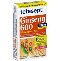 Produktbild von Tetesept Ginseng 600 B-Komplex Tabletten für Erwachsene