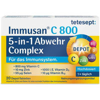 Produktbild von Tetesept Immusan C 800 Abwehr Complex mit Ascorbinsäure Tabletten 20 Stück