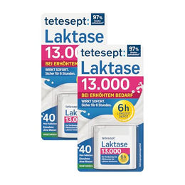 tetesept Laktase 13.000 Mini-Tabletten vegetarisch 80 Stück – Bild 1 von 3