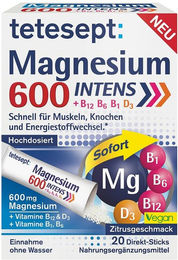 Tetesept Magnesium 600 Oxid Sticks für Sportler – Bild 1 von 1